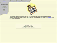Tablet Screenshot of framethief.com